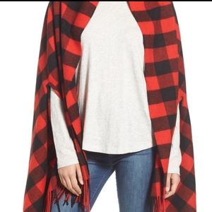 BNWT Madewell Buffalo Check Cape